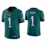 Mens Womens Youth Kids Philadelphia Eagles #1 Jalen Hurts Green Team Color  Stitched Vapor Untouchable Limited Jersey