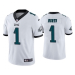 Mens Womens Youth Kids Philadelphia Eagles #1 Jalen Hurts White Stitched Vapor Untouchable Limited Jersey