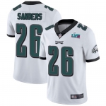 Mens Womens Youth Kids Philadelphia Eagles #26 Miles Sanders White Super Bowl LVII Patch Vapor Jersey