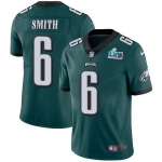 Mens Womens Youth Kids Philadelphia Eagles #6 DeVonta Smith Green Team Color Super Bowl LVII Patch Stitched Vapor Untouchable Limited Jersey