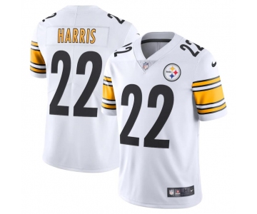 Mens Womens Youth Kids Pittsburgh Steelers #22 Najee Harris Nike White Vapor Limited Jersey