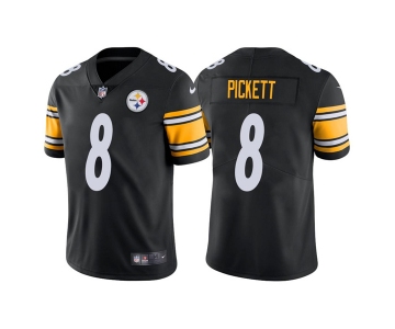 Mens Womens Youth Kids Pittsburgh Steelers #8 Kenny Pickett 2022 Black Vapor Untouchable Limited Stitched Jersey