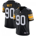 Mens Womens Youth Kids Pittsburgh Steelers #90 T. J. Watt Black Alternate Vapor Untouchable Limited Jersey