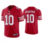 Mens Womens Youth Kids San Francisco 49ers #10 Jimmy Garoppolo Nike Scarlet Vapor Limited Jersey