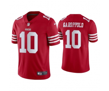 Mens Womens Youth Kids San Francisco 49ers #10 Jimmy Garoppolo Nike Scarlet Vapor Limited Jersey