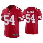 Mens Womens Youth Kids San Francisco 49ers #54 Fred Warner Nike Scarlet Vapor Limited Jersey
