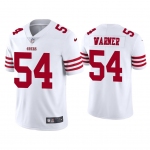 Mens Womens Youth Kids San Francisco 49ers #54 Fred Warner Nike White Vapor Limited Jersey