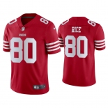 Mens Womens Youth Kids San Francisco 49ers #80 Jerry Rice Nike Scarlet Vapor Limited Jersey
