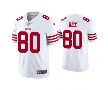 Mens Womens Youth Kids San Francisco 49ers #80 Jerry Rice Nike White Vapor Limited Jersey