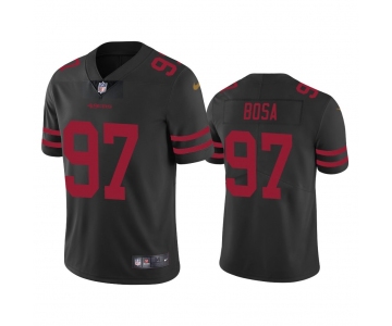 Mens Womens Youth Kids San Francisco 49ers #97 Nick Bosa Vapor Limited Black Nike Jersey