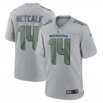 Mens Womens Youth Kids Seattle Seahawks #14 DK Metcalf Nike Gray Atmosphere Fashion Game Jersey