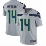 Mens Womens Youth Kids Seattle Seahawks #14 DK Metcalf Nike Gray Vapor Untouchable Limited Jersey
