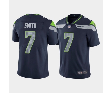 Mens Womens Youth Kids Seattle Seahawks #7 Geno Smith Nike Navy Vapor Limited Jersey