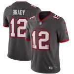 Mens Womens Youth Kids Tampa Bay Buccaneers #12 Tom Brady Nike Grey Vapor Untouchable Limited Jersey