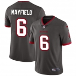 Mens Womens Youth Kids Tampa Bay Buccaneers #6 Baker Mayfield Pewter Stitched Game Jersey