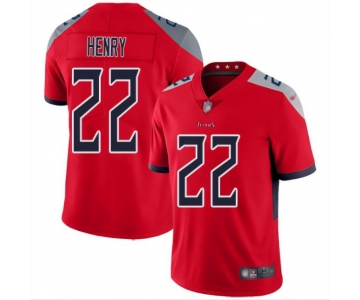 Mens Womens Youth Kids Tennessee Titans #22 Derrick Henry Nike Red Stitched NFL Vapor Untouchable Limited Jersey