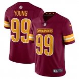 Mens Womens Youth Kids Washington Commanders #99 Chase Young Nike Burgundy Vapor Limited Jersey