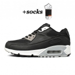 Classic Air Max 90 Running Shoes Athentic Sneakers Day of the Dead All Black White Green Pink Men Women Traine High Quality 36-45 (11) 