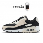 Classic Air Max 90 Running Shoes Athentic Sneakers Day of the Dead All Black White Green Pink Men Women Traine High Quality 36-45 (26) 