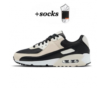 Classic Air Max 90 Running Shoes Athentic Sneakers Day of the Dead All Black White Green Pink Men Women Traine High Quality 36-45 (26) 