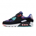 Classic Air Max 90 Running Shoes Athentic Sneakers Day of the Dead All Black White Green Pink Men Women Traine High Quality 36-45 (7) 