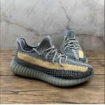 Kanye West 3M Reflective 350 V2 Running Shoes Static Inertia Wave Tephra Solid Utility Designer Mens Womens Sport Sneakers (9)