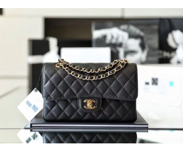 Chanel handbag with grain embossed cowhide and classic leather interspersed with chain shoulder crossbody bag  (1)