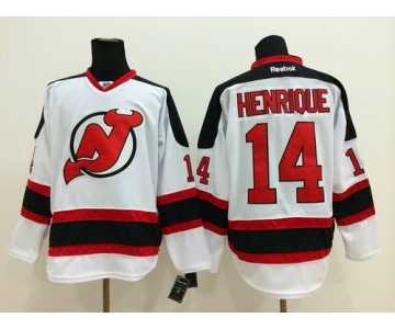 New Jersey Devils #14 Adam Henrique White Jersey