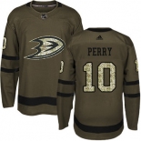 Adidas Ducks #10 Corey Perry Green Salute to Service Stitched NHL Jersey