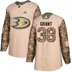 Adidas Ducks #38 Derek Grant Camo Authentic 2017 Veterans Day Stitched NHL Jersey