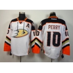 Anaheim Ducks #10 Corey Perry 2014 White Jersey