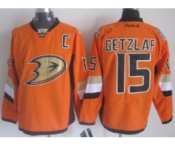 Anaheim Ducks #15 Ryan Getzlaf 2014 Stadium Series Orange Jersey