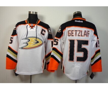 Anaheim Ducks #15 Ryan Getzlaf 2014 White Jersey