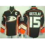 Anaheim Ducks #15 Ryan Getzlaf Black Third Jersey