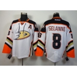 Anaheim Ducks #8 Teemu Selanne 2014 White Jersey