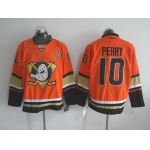 Men's Anaheim Ducks #10 Corey Perry Reebok 2015 Orange Alternate Premier Jersey