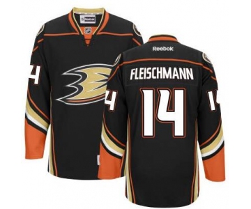 Men's Anaheim Ducks #14 Tomas Fleischmann Black Third Jersey