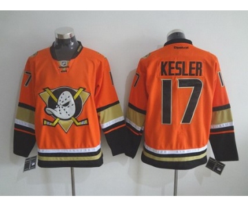 Men's Anaheim Ducks #17 Ryan Kesler Reebok 2015 Orange Alternate Premier Jersey