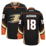 Men's Anaheim Ducks #18 Tim Jackman Black Third Jersey