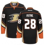 Men's Anaheim Ducks #28 Mark Fistric Black Third Jersey