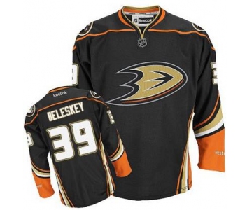 Men's Anaheim Ducks #39 Matt Beleskey Black Third Jersey