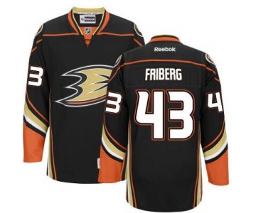Men's Anaheim Ducks #43 Max Friberg Black Third Jersey