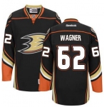 Men's Anaheim Ducks #62 Chris Wagner Black Third Jersey