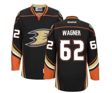 Men's Anaheim Ducks #62 Chris Wagner Black Third Jersey