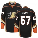 Men's Anaheim Ducks #67 Rickard Rakell Black Third Jersey