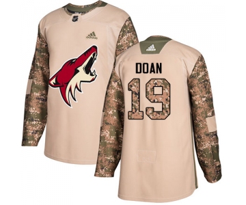 Adidas Coyotes #19 Shane Doan Camo Authentic 2017 Veterans Day Stitched NHL Jersey