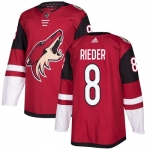 Adidas Coyotes #8 Tobias Rieder Maroon Home Authentic Stitched NHL Jersey