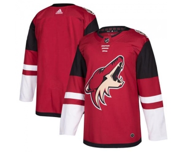 Adidas Coyotes Blank Maroon Home Authentic Stitched NHL Jersey