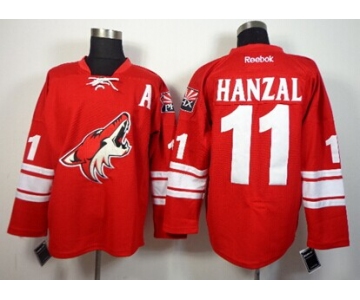 Phoenix Coyotes #11 Martin Hanzal Red Jersey