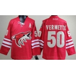 Phoenix Coyotes #50 Antoine Vermette Red Jersey